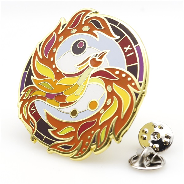 Bird Enamel Pin_Phoenix Enamel Pin