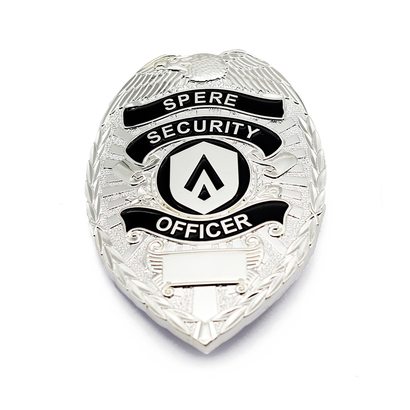 Custom Silver Police Badges | Premium Silver-Plated Law Enforcement Badges