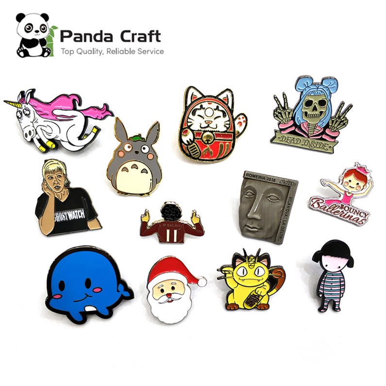 Custom Pin Design Services | Free Artwork & 3D Mockups - Panda Craft​